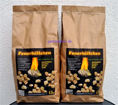 Esche Feuerbällchen Grillanzünder 5 kg Holzofenanzünder