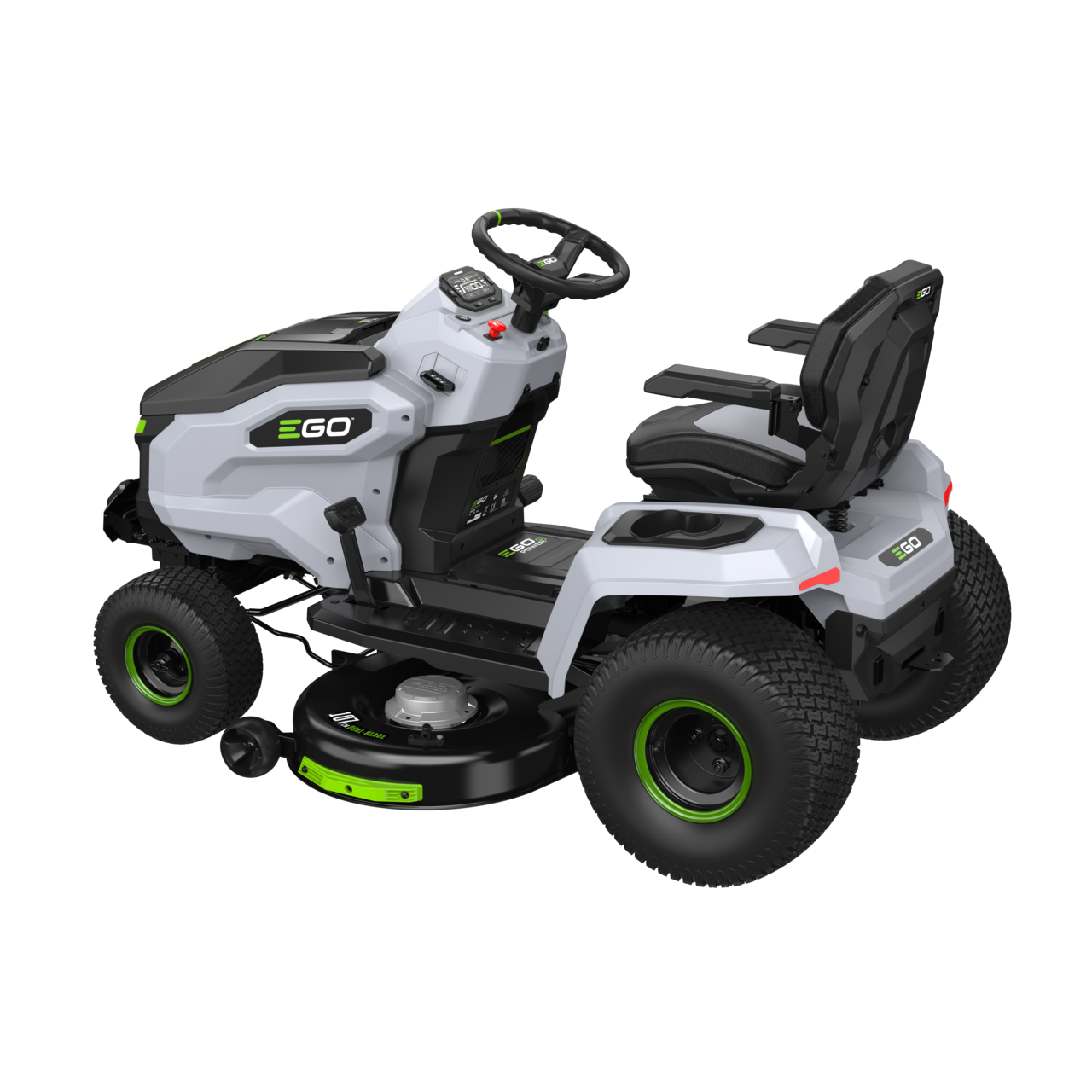 EGO Seitenauswerfer-Aufsitzmäher TR4201E Rasentraktor Kit 107 cm