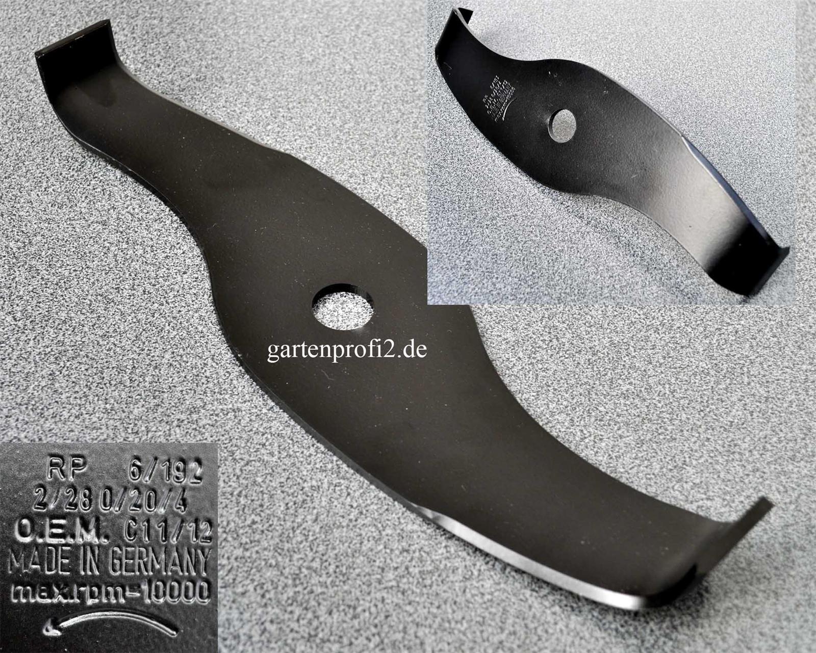 Esche Häckselmesser (Made in Germany) 2Zack mit 20mm Bohrung
