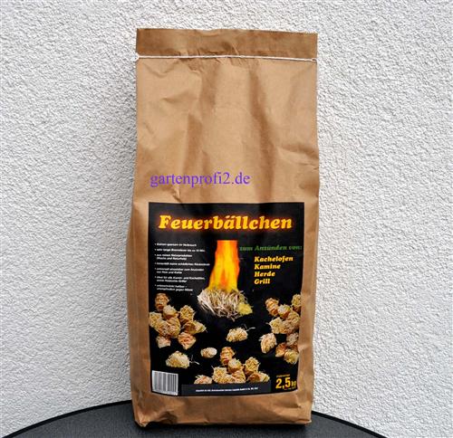 Esche Feuerbällchen Grillanzünder 2,5 kg Holzofenanzünder