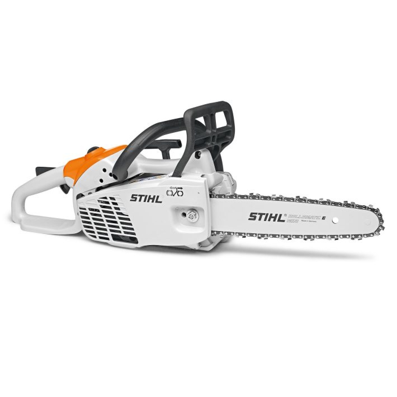 Stihl Benzin-Motorsäge MS 194 C-E mit Schienenlänge 35 cm und PM3-Kette