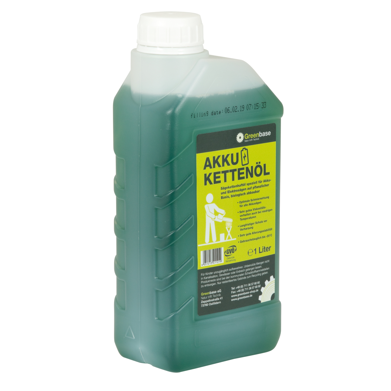 Greenbase Akku-Kettenöl 1 Liter