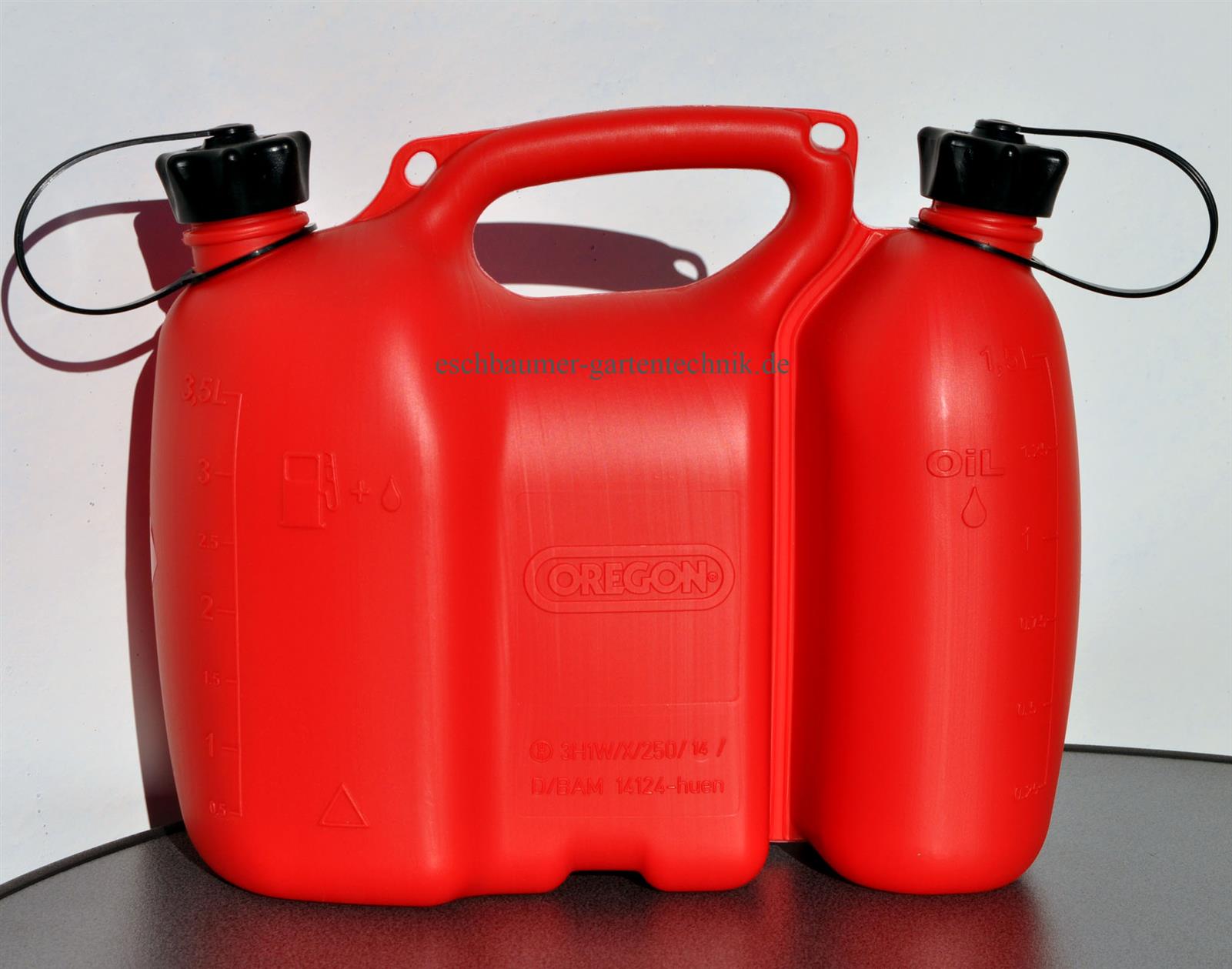 Oregon Mini Kombikanister rot 3,5l + 1,5l