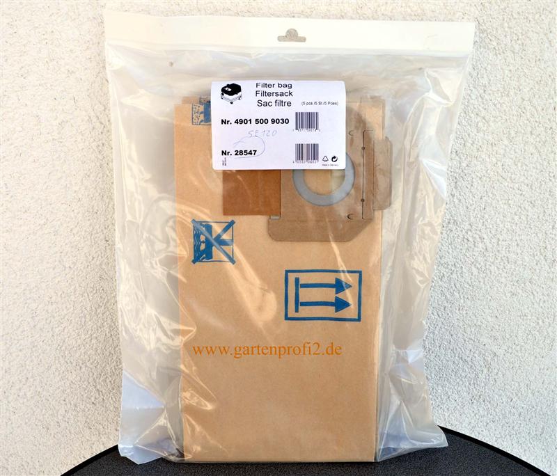 ALTO Wap Filtersack 49015009031 für Stihl SE120 Sauger