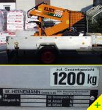 Kfz Anhänger mit Zurrösen für Gerätetransport
