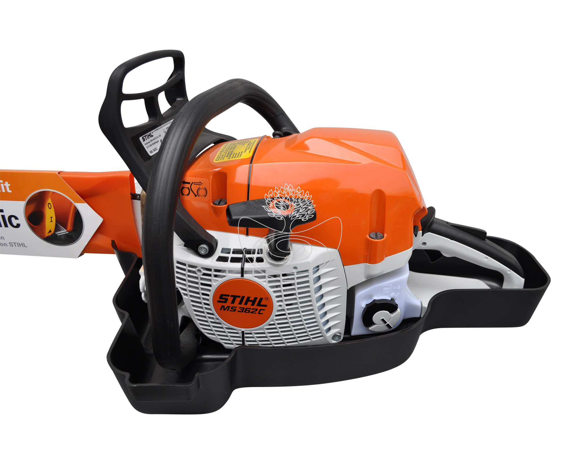 Esche Motorsägenwane groß Motorsägenschale Motorsägenablage (ohne Motorsäge Stihl MS 362C)