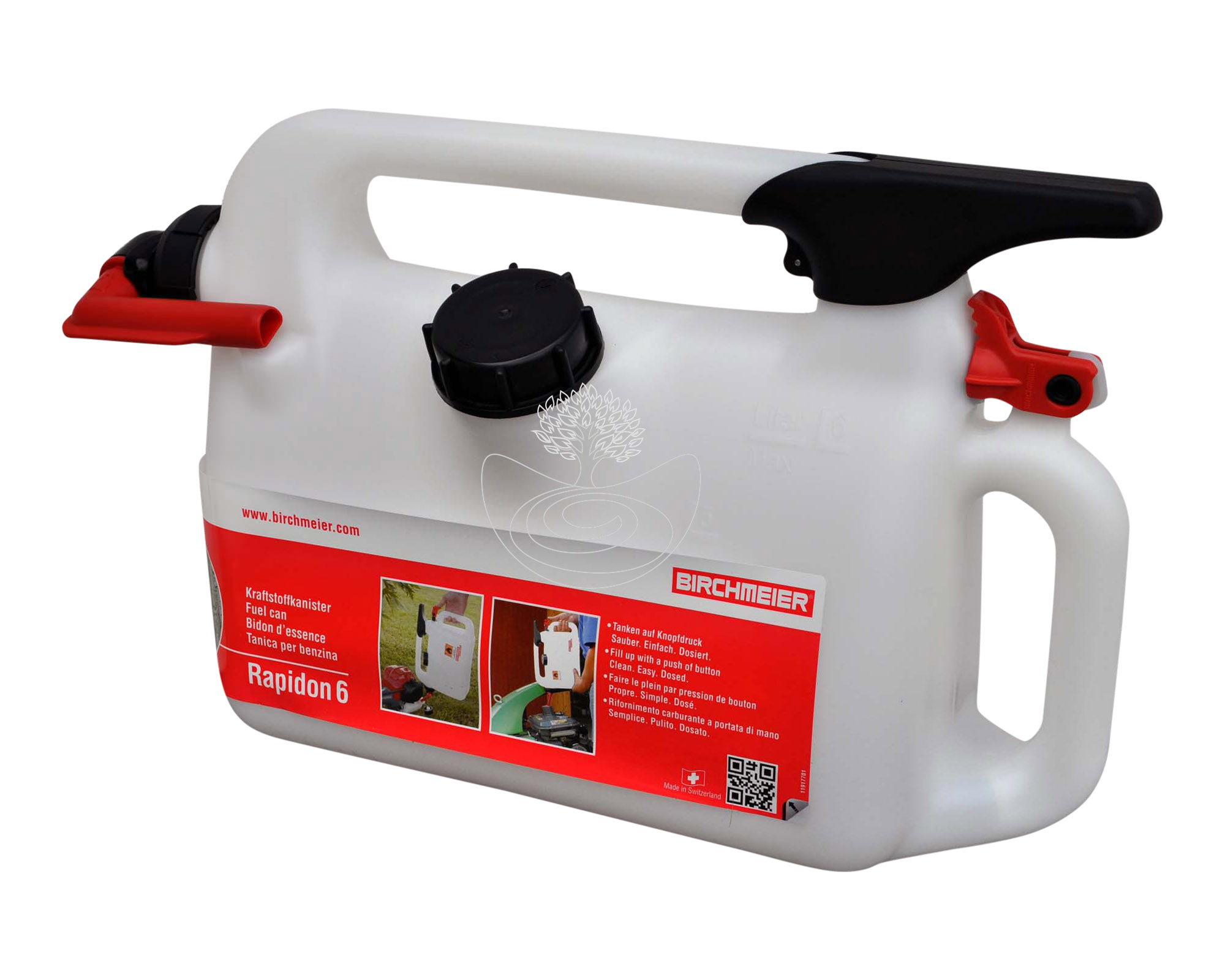 Birchmeier Profi Benzinkanister 6 Liter Rapidon 6 (transparent)