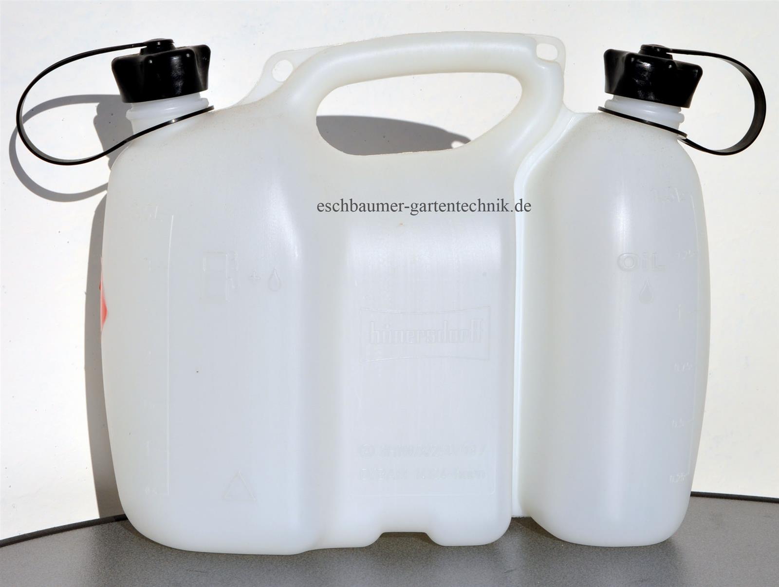 Hünnersdorf Mini Kombikanister transparent 3,5l + 1,5l