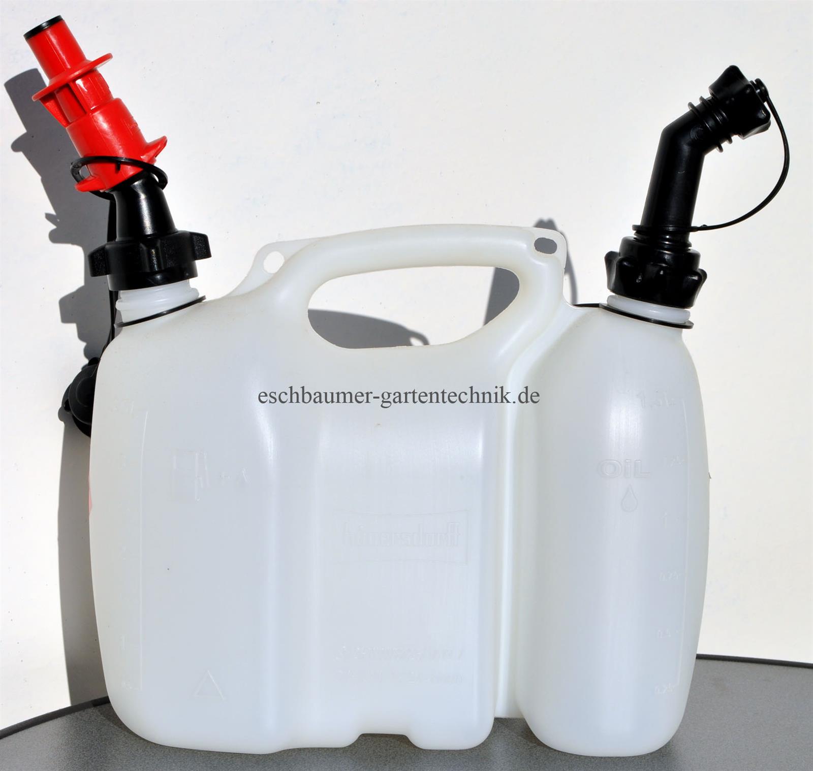 Oregon Kombikanister 3,5l + 1,5l mit Ausgießer und Einfüllsystem