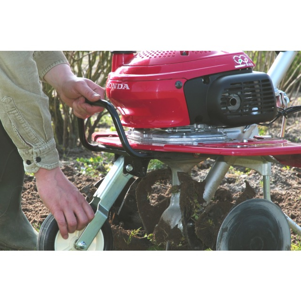 Honda Motorhacke F 220 Transportrad