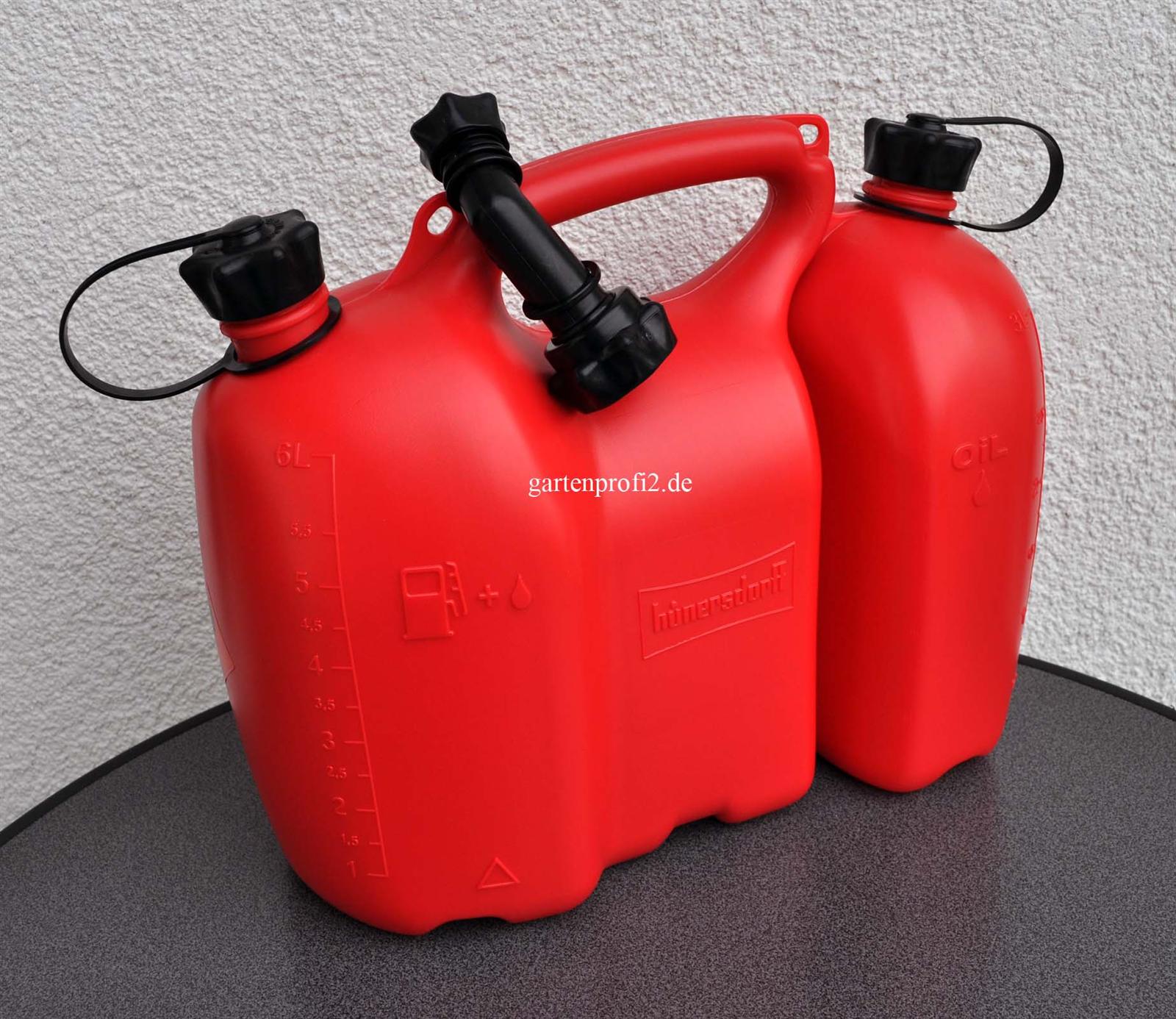 Oregon Profi Kombikanister 6l + 3l mit zwei Profiausgießer