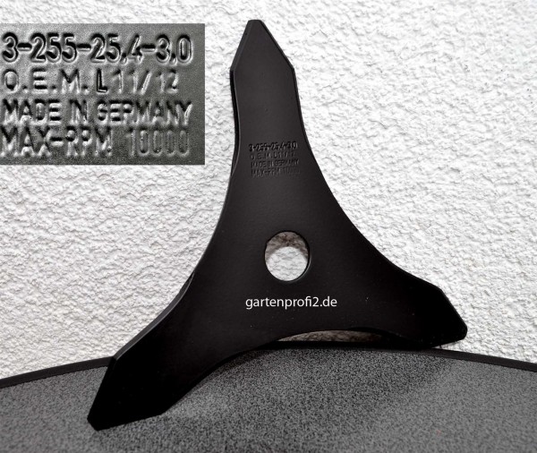 Buschmesser für Freischneider Motorsense 200 mm Bohrung 25 mm  