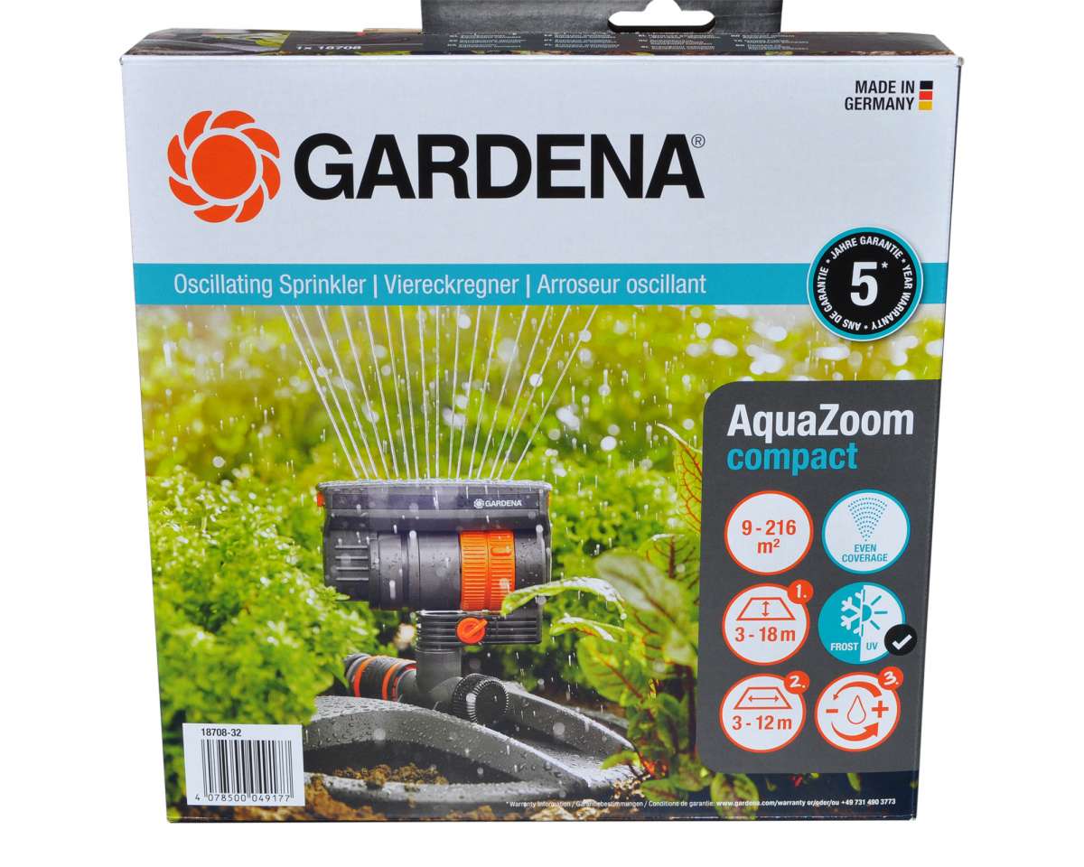 32+ Gardena Viereckregner Aquazoom Compact, Viereckregner »aquazoom